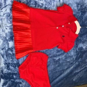 Baby Girl Ralph Lauren Dress w/ Bloomers